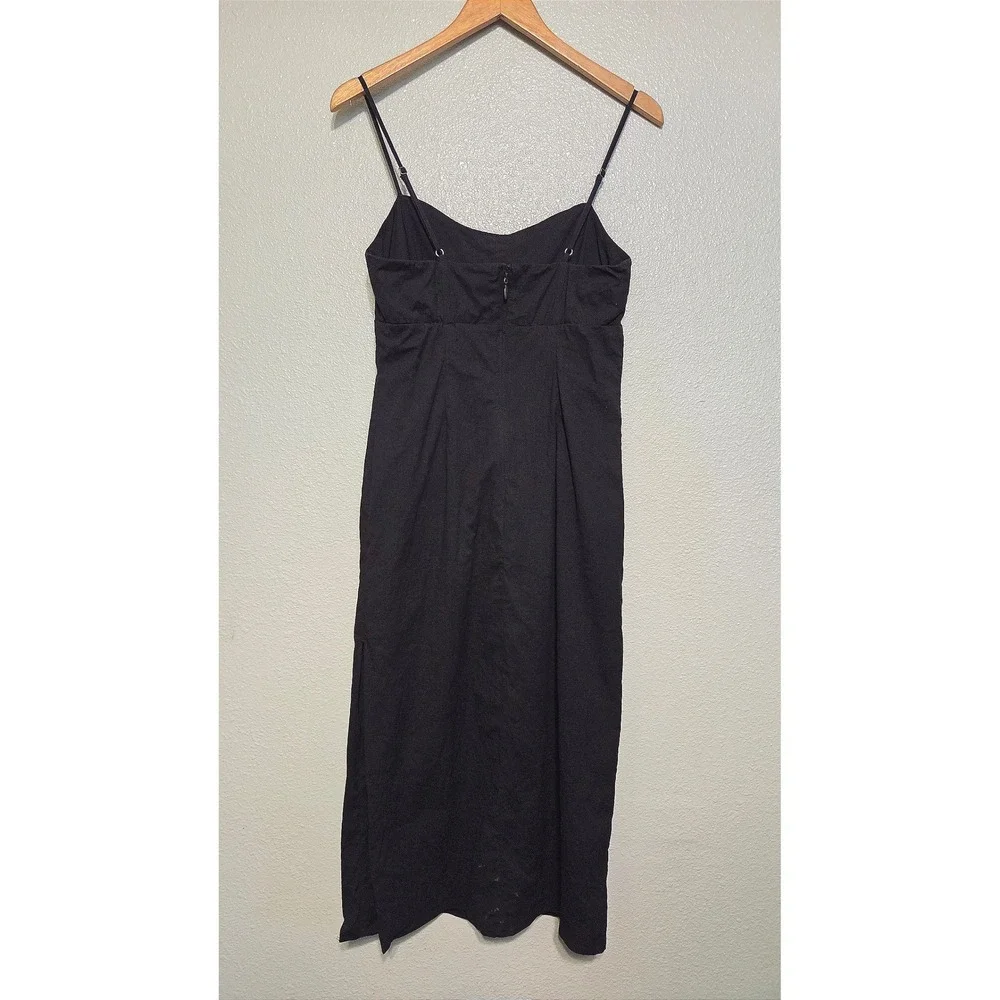 Abercrombie & Fitch Bodycon Dress Medium Petite Black Whimsigoth Witchy Romantic